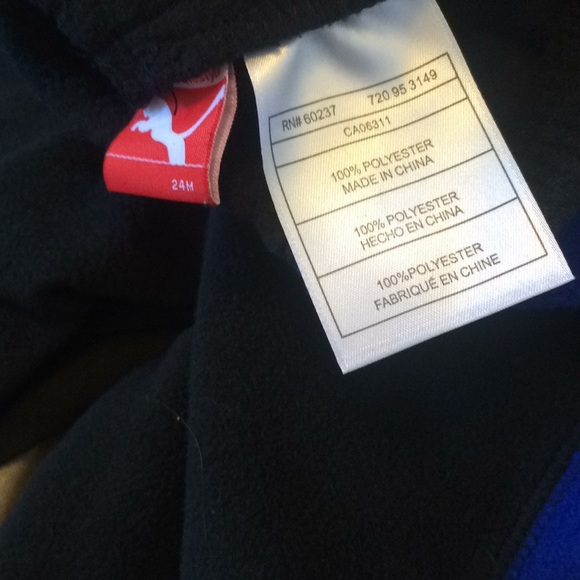 FINAL MARKDOWN NWT boys puma fleece slacks 24 months - Picture 4 of 4